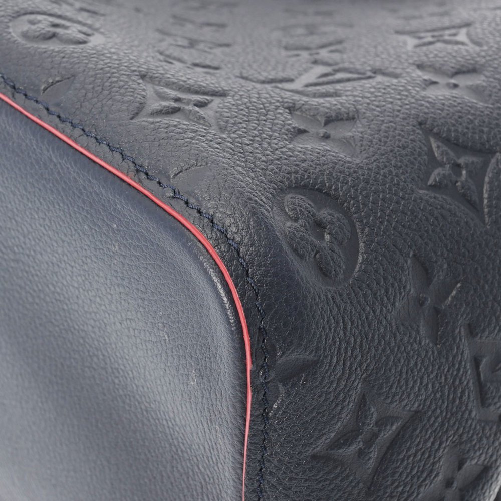 LOUIS VUITTON Monogram Empreinte Neo Noe Marine Rouge M45306 Women's Leather ... - Picture 6 of 12